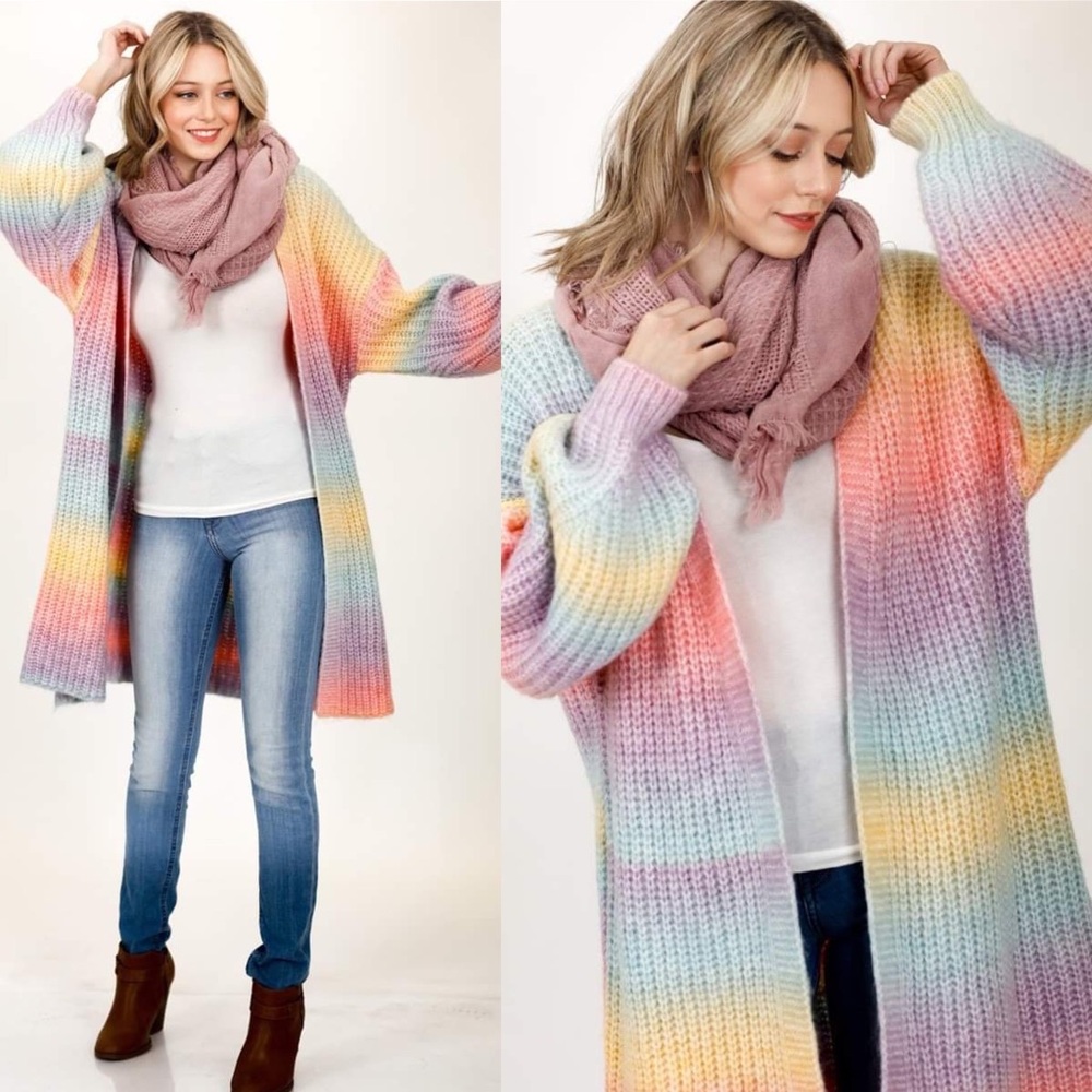 Sunday Funday Striped Cardigan - Picture 3 of 4